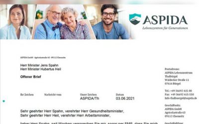 Offener Brief an Bundesgesundheitsminister Spahn